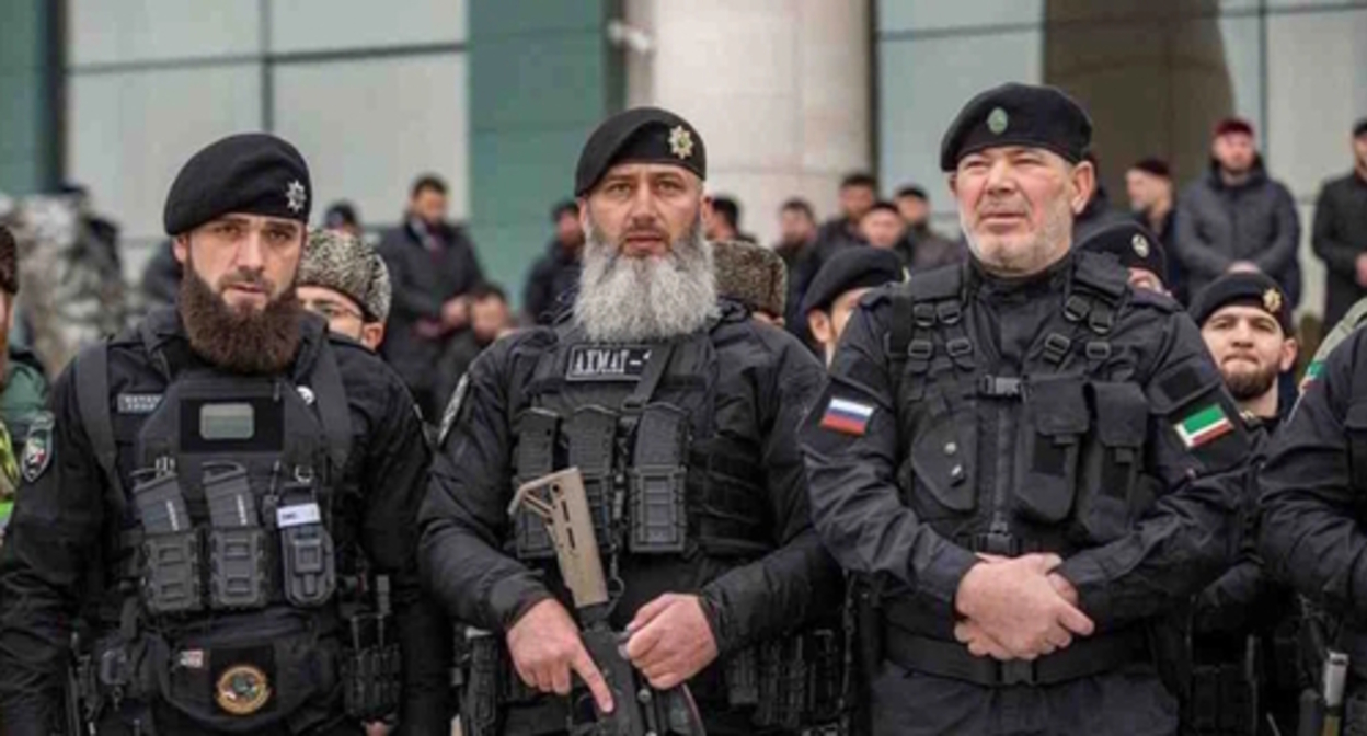 Militaries from Chechnya. Photo by the "Chechnya Today" Militaries from Chechnya. Photo by the "Chechnya Today"