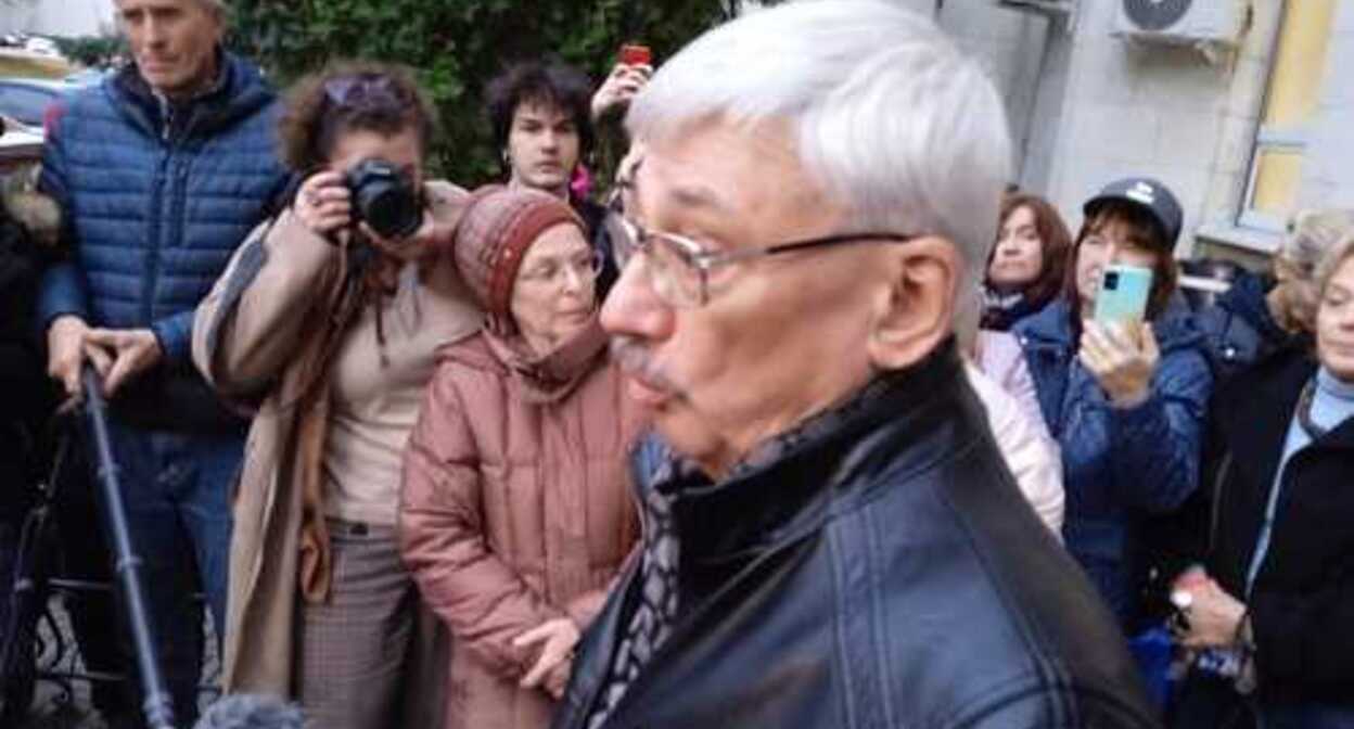 Oleg Orlov. Photo by the "Caucasian Knot" correspondent Oleg Orlov. Photo by the "Caucasian Knot" correspondent