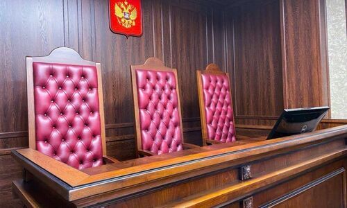 A courtroom. Photo by the press service of the Southern District Military Court A courtroom. Photo by the press service of the Southern District Military Court