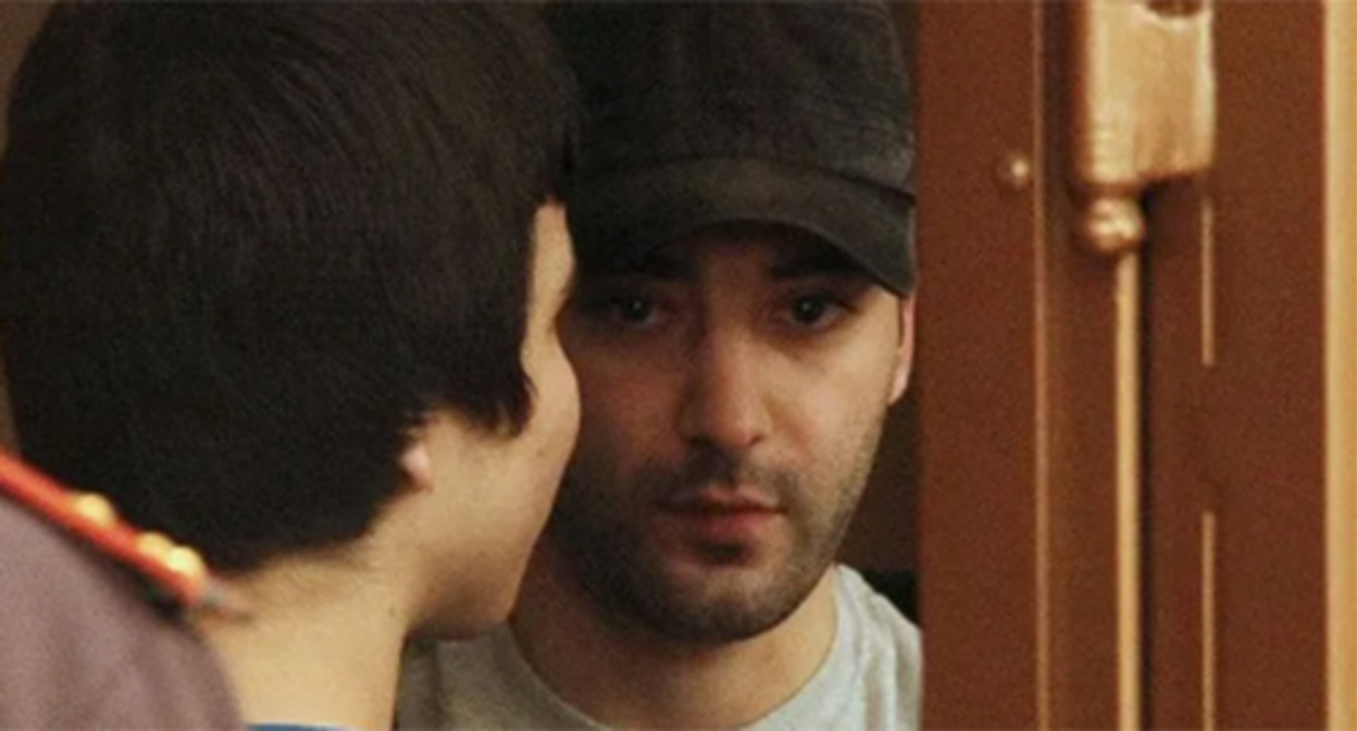 Islam Yandiev in the courtroom. Photo: https://mash.ru/news/145565 Islam Yandiev in the courtroom. Photo: https://mash.ru/news/145565