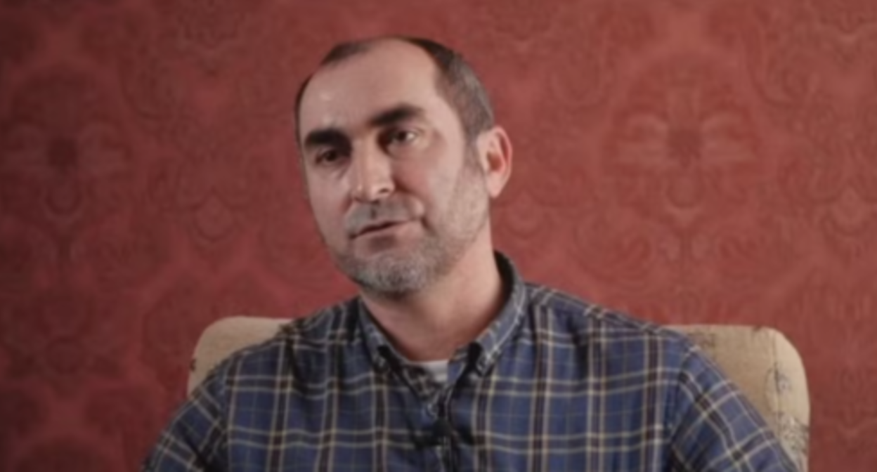Magomed Alamov. Photo: screenshot of the "Fathers and Sons" film by the "Team against Torture" Magomed Alamov. Photo: screenshot of the "Fathers and Sons" film by the "Team against Torture"
