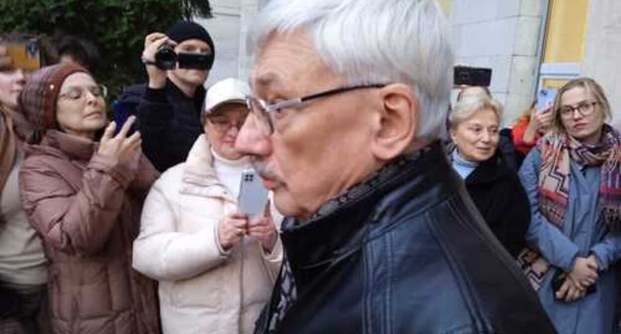 Oleg Orlov. Photo by the "Caucasian Knot" correspondent Oleg Orlov. Photo by the "Caucasian Knot" correspondent