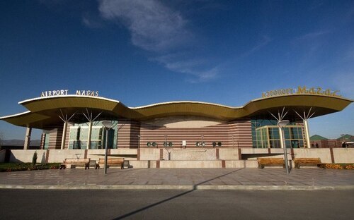 Magas airport. Photo: Yevgeny Shivtsov https://ru.wikipedia.org Magas airport. Photo: Yevgeny Shivtsov https://ru.wikipedia.org