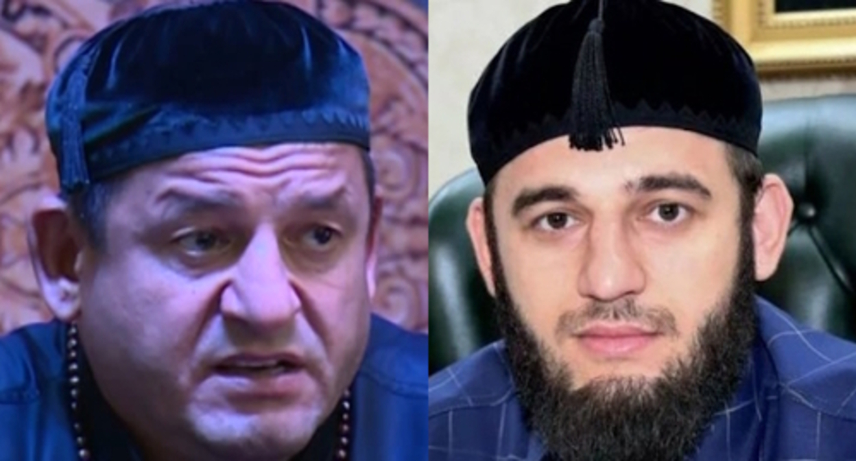 Salman Zakriev, Yakub Zakriev, screenshot of the video https://www.youtube.com/watch?v=GtgspBdLWJc, photo https://www.grozny-inform.ru, collage by the "Caucasian Knot" Salman Zakriev, Yakub Zakriev, screenshot of the video https://www.youtube.com/watch?v=GtgspBdLWJc, photo https://www.grozny-inform.ru, collage by the "Caucasian Knot"