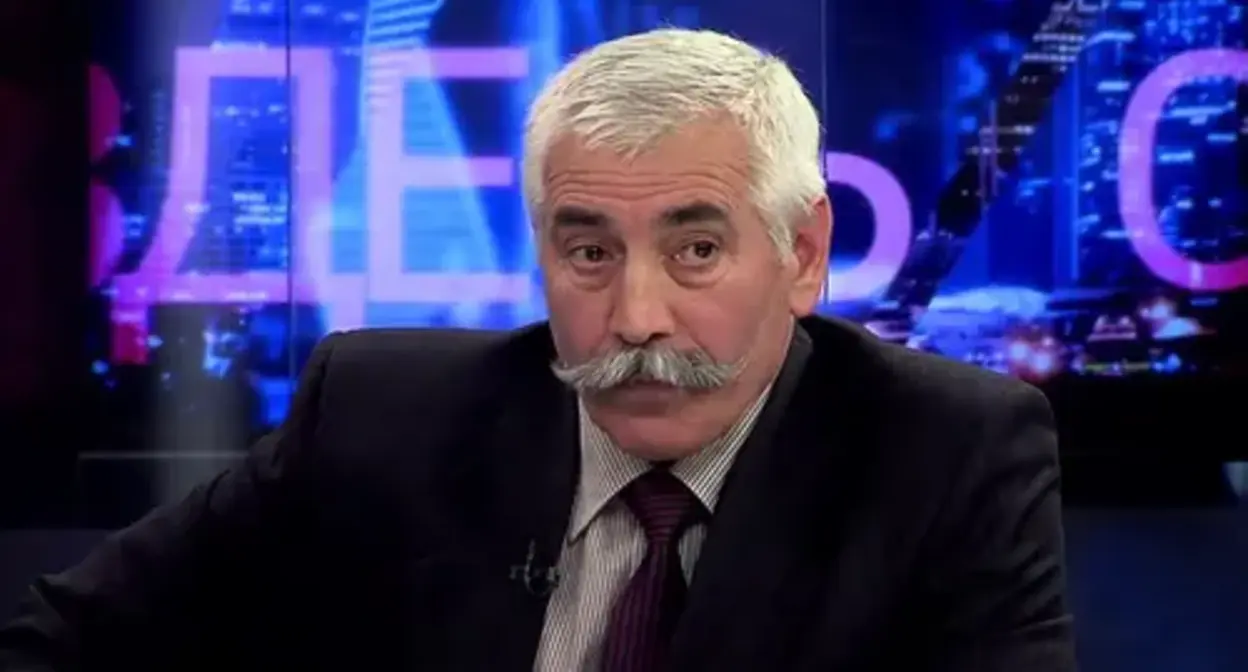 Abubakar Vadaev. Photo: screenshot of the broadcast of “Dozhd” (Rain)* TV Channel * included into the register of foreign agents Abubakar Vadaev. Photo: screenshot of the broadcast of “Dozhd” (Rain)* TV Channel * included into the register of foreign agents