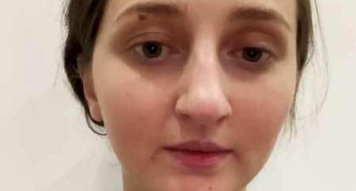 Fatima Zurabova. Screenshot of the video https://t.me/chertamedia/4972 Fatima Zurabova. Screenshot of the video https://t.me/chertamedia/4972