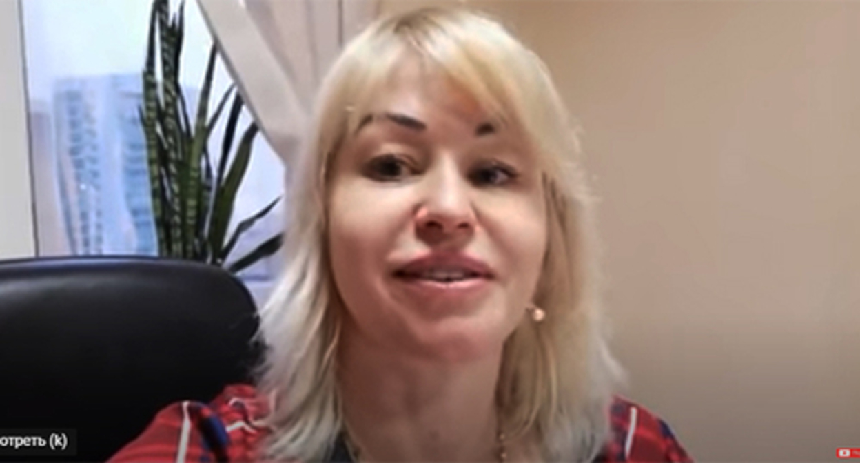 Marina Melikhova. Screenshot of the video https://www.youtube.com/watch?v=BfX7E6Lt4Zo Marina Melikhova. Screenshot of the video https://www.youtube.com/watch?v=BfX7E6Lt4Zo