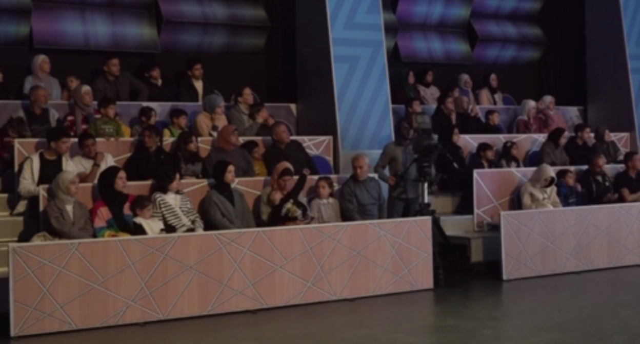 Refugees from Palestine at a meeting with Akhmed Dudaev. Screenshot of the video posted on Akhmed Dudaev's Telegram channel on December 3, 2023 https://t.me/akhmeddudaev/2574 Refugees from Palestine at a meeting with Akhmed Dudaev. Screenshot of the video posted on Akhmed Dudaev's Telegram channel on December 3, 2023 https://t.me/akhmeddudaev/2574