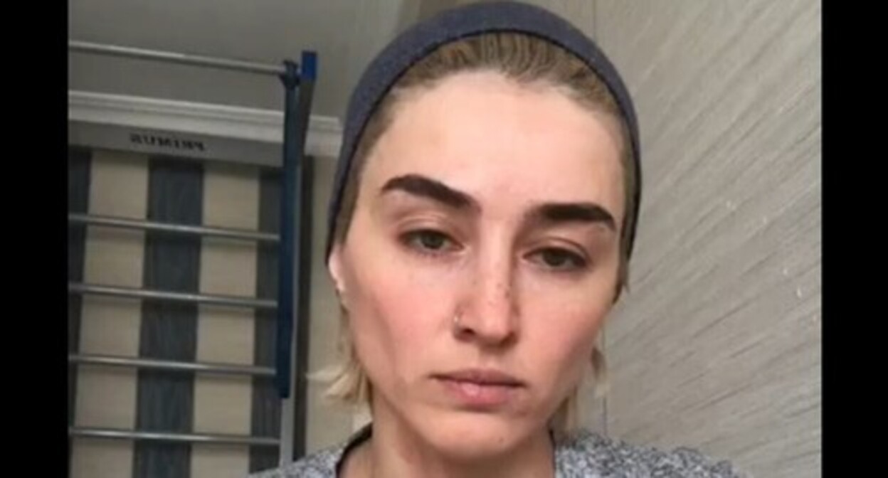Nina Tseretilova, screenshot of the video https://www.instagram.com/p/CNhgcXdHEUd/ Nina Tseretilova, screenshot of the video https://www.instagram.com/p/CNhgcXdHEUd/