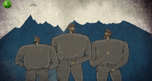 Blood feud. Screenshot of an animation by the "Caucasian Knot" https://www.youtube.com/watch?v=BxH47RW8GQ8 Blood feud. Screenshot of an animation by the "Caucasian Knot" https://www.youtube.com/watch?v=BxH47RW8GQ8