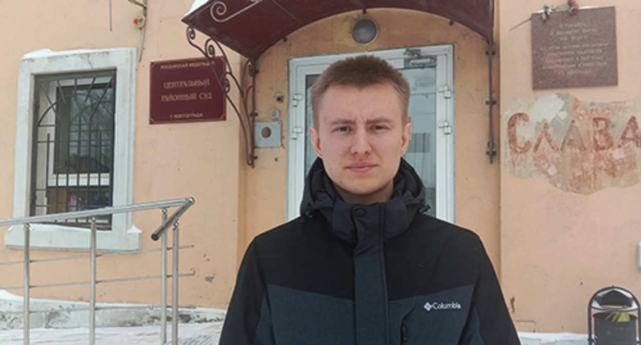 Danila Bozhevolov at the court. Photo by Vyacheslav Yaschenko for the "Caucasian Knot" Danila Bozhevolov at the court. Photo by Vyacheslav Yaschenko for the "Caucasian Knot"
