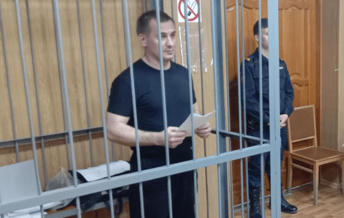 Igor Nagavkin at a court. Photo by the "Caucasian Knot" correspondent Igor Nagavkin at a court. Photo by the "Caucasian Knot" correspondent