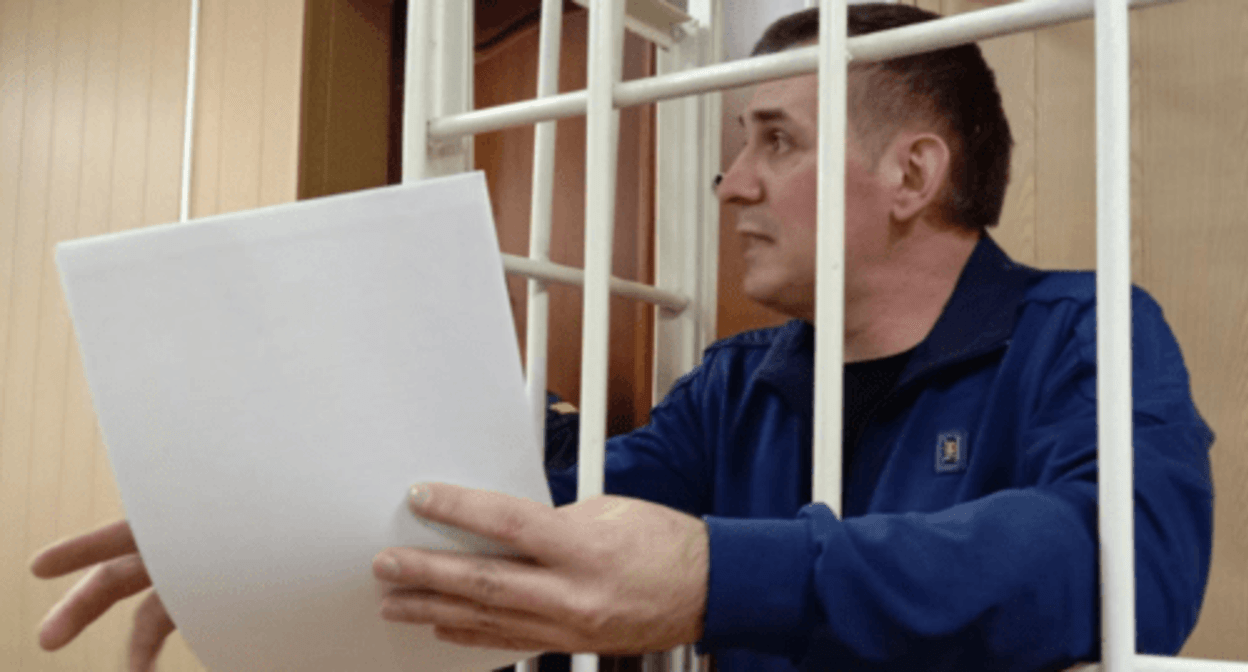 Igor Nagavkin at the Leninsky District Court. Photo by Vyacheslav Yaschenko for the "Caucasian Knot" Igor Nagavkin at the Leninsky District Court. Photo by Vyacheslav Yaschenko for the "Caucasian Knot"