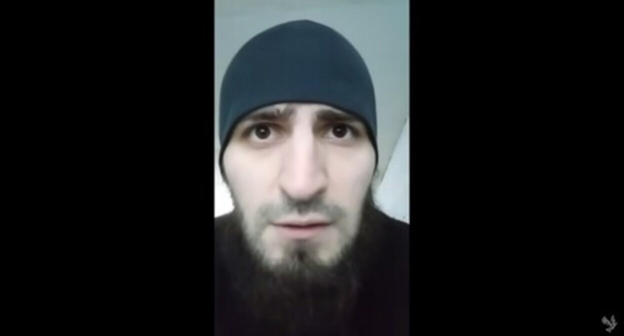 Omar Murtazaliev's video appeal. Screenshot of a video by the Gulagu.net https://www.youtube.com/watch?v=UtEk51OG-OM Omar Murtazaliev's video appeal. Screenshot of a video by the Gulagu.net https://www.youtube.com/watch?v=UtEk51OG-OM