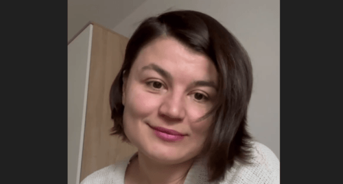 Zalina Marshenkulova. Screenshot of the video posted on the Telegram channel "Zhenskaya Vlast" (Women's Power) on March 8, 2024 https://t.me/vlast_Zh/12208 Zalina Marshenkulova. Screenshot of the video posted on the Telegram channel "Zhenskaya Vlast" (Women's Power) on March 8, 2024 https://t.me/vlast_Zh/12208