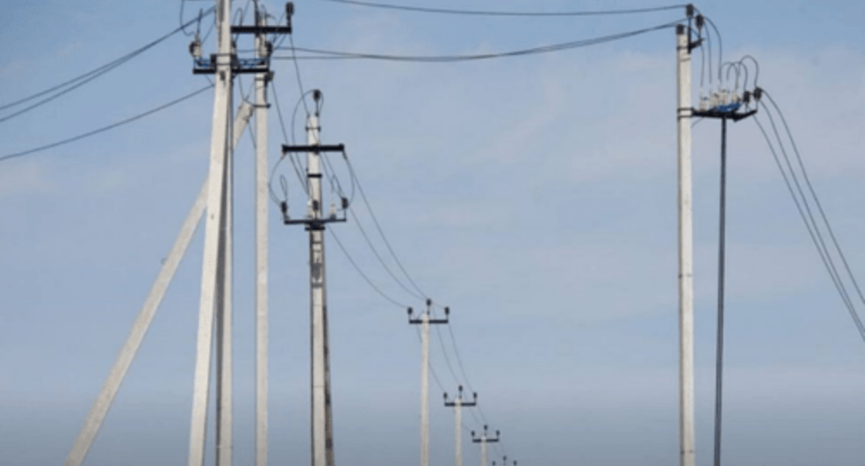 Power line. Photo from the Telegram channel of the "Chechenenergo", https://t.me/chechenergo/4076 Power line. Photo from the Telegram channel of the "Chechenenergo", https://t.me/chechenergo/4076