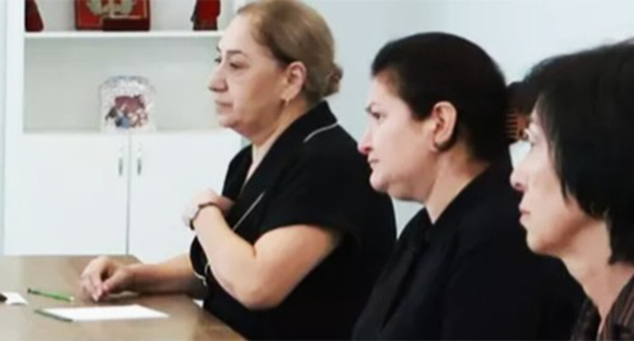 "Beslan Mothers" at a meeting with the Russian President. August 20, 2024. Photo by the Presidential Executive Office "Beslan Mothers" at a meeting with the Russian President. August 20, 2024. Photo by the Presidential Executive Office