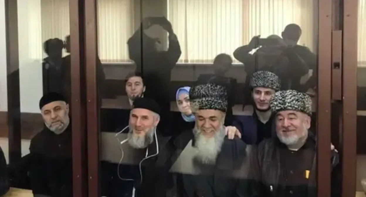 Ingush activists in a courtroom. Photo https://fortanga.org Ingush activists in a courtroom. Photo https://fortanga.org