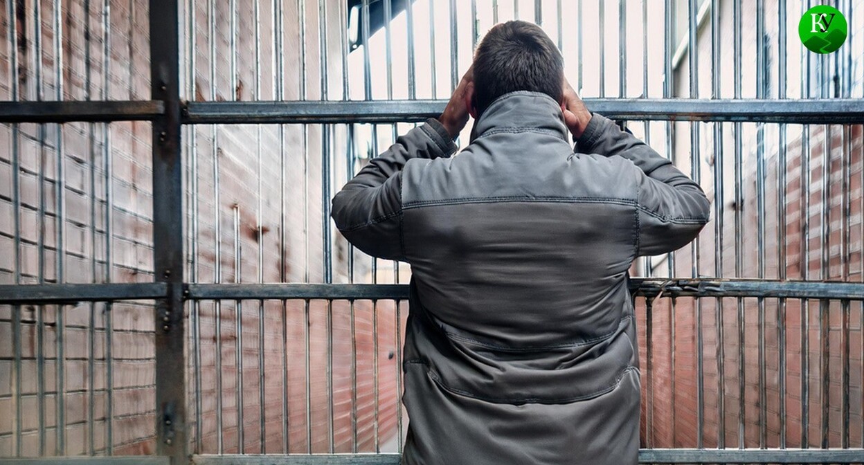 A prisoner suffering from a headache. Picture made in Photoshop by the "Caucasian Knot" A prisoner suffering from a headache. Picture made in Photoshop by the "Caucasian Knot"