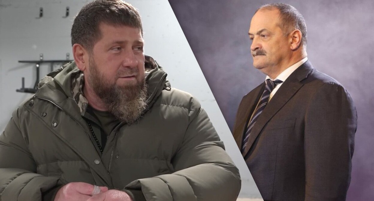 Ramzan Kadyrov and Sergey Melikov. Photo: https://t.me/melikov05
Screenshot of a video: https://t.me/RKadyrov_95
