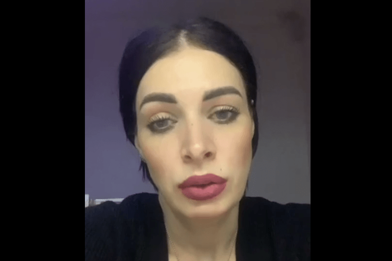 Maria Smelaya. Screenshot of a video posted in the Telegram channel "Kavkaz bez materi" (Caucasus without a Mother) on January 31, 2025, https://t.me/heda_media/1202