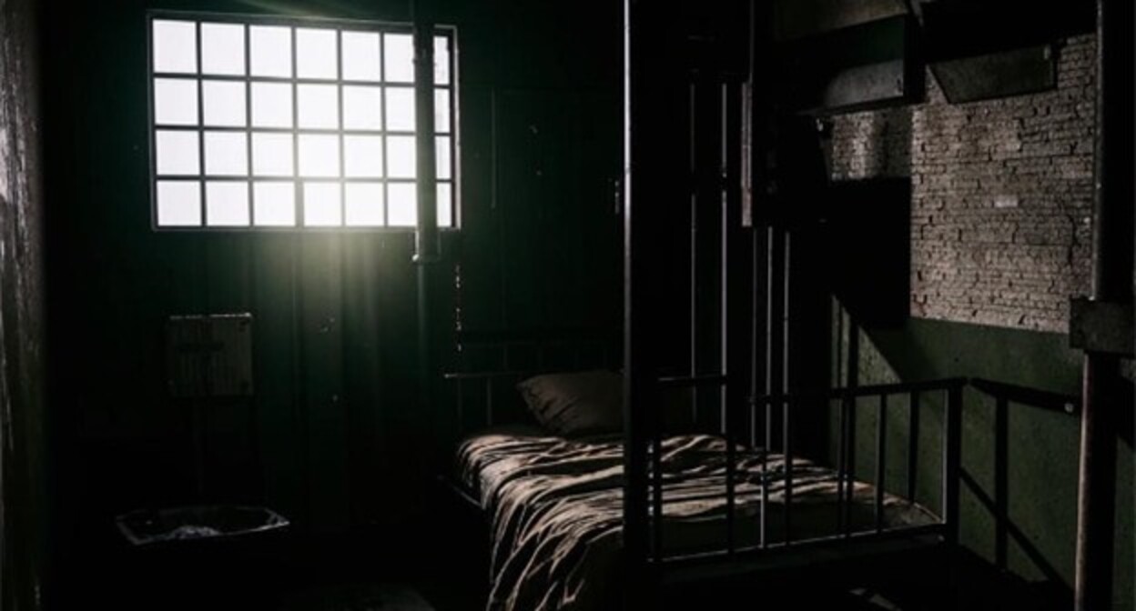 A prison. Picture made in Copilot by the "Caucasian Knot"