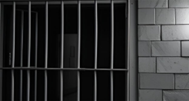 Prison bars. Picture made in Copilot by the "Caucasian Knot"