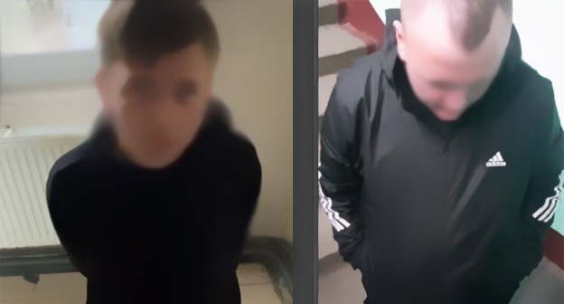 Schoolboys publicly apologized. April 6, 2025. Collage by the "Caucasian Knot". Screenshot of a video https://t.me/vlad_chastnyi_privatnyi_butylka