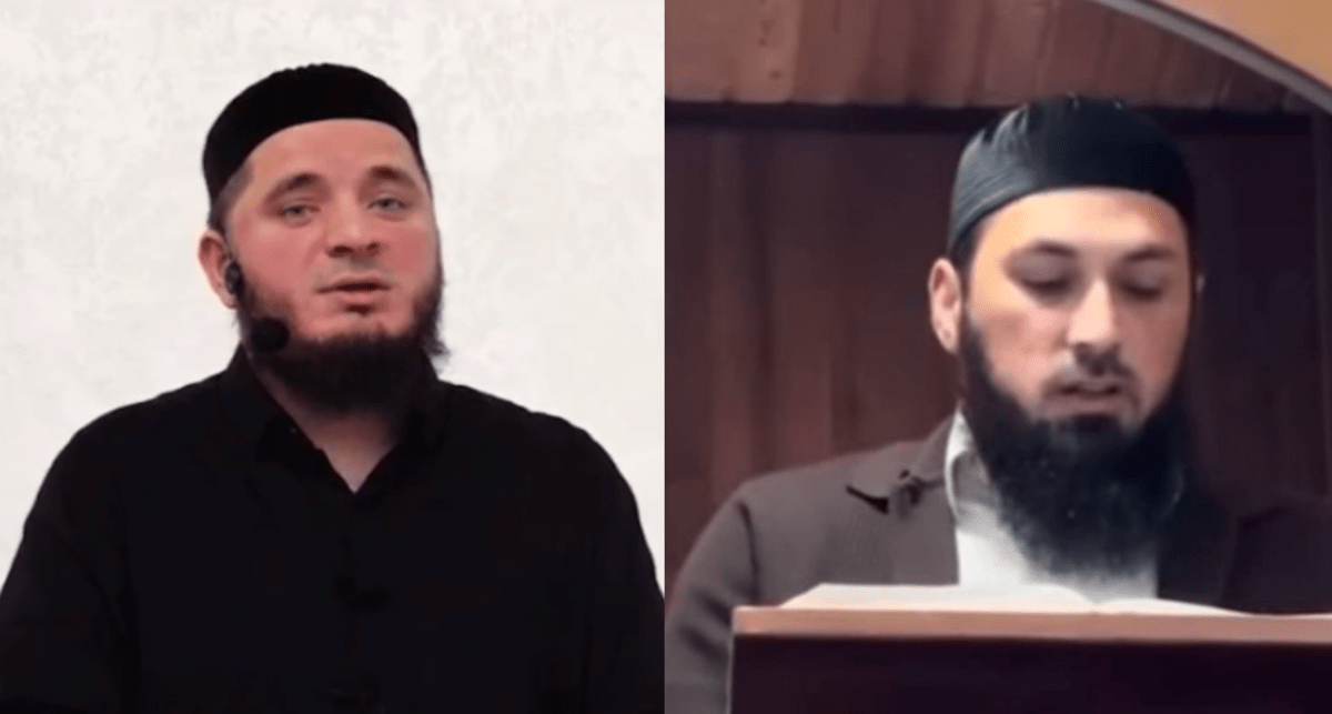 Mukhammad Tamaskhanov (left and Magomed Sultygov. Collage by the "Caucasian Knot". Screenshot of a photo https://t.me/fortangaorg/19488 and a video https://t.me/m_tamaskhanov/1167