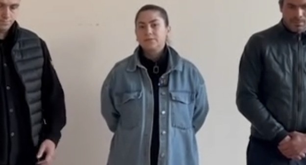 Irina Mamitova. A frame from her video appeal to Alexander Bastrykin, May 2, 2025. Irina Mamitova. A frame from her video appeal to Alexander Bastrykin, May 2, 2025.