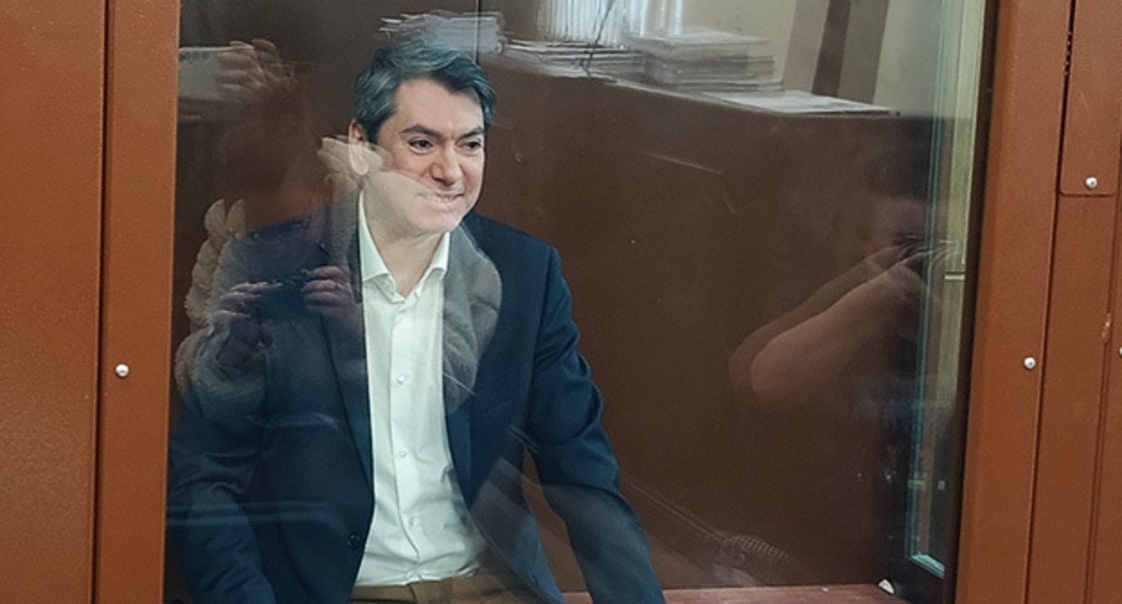 Grigory Melkonyants, May 12, 2025: photo by the "Caucasian Knot" correspondent. Grigory Melkonyants, May 12, 2025: photo by the "Caucasian Knot" correspondent.