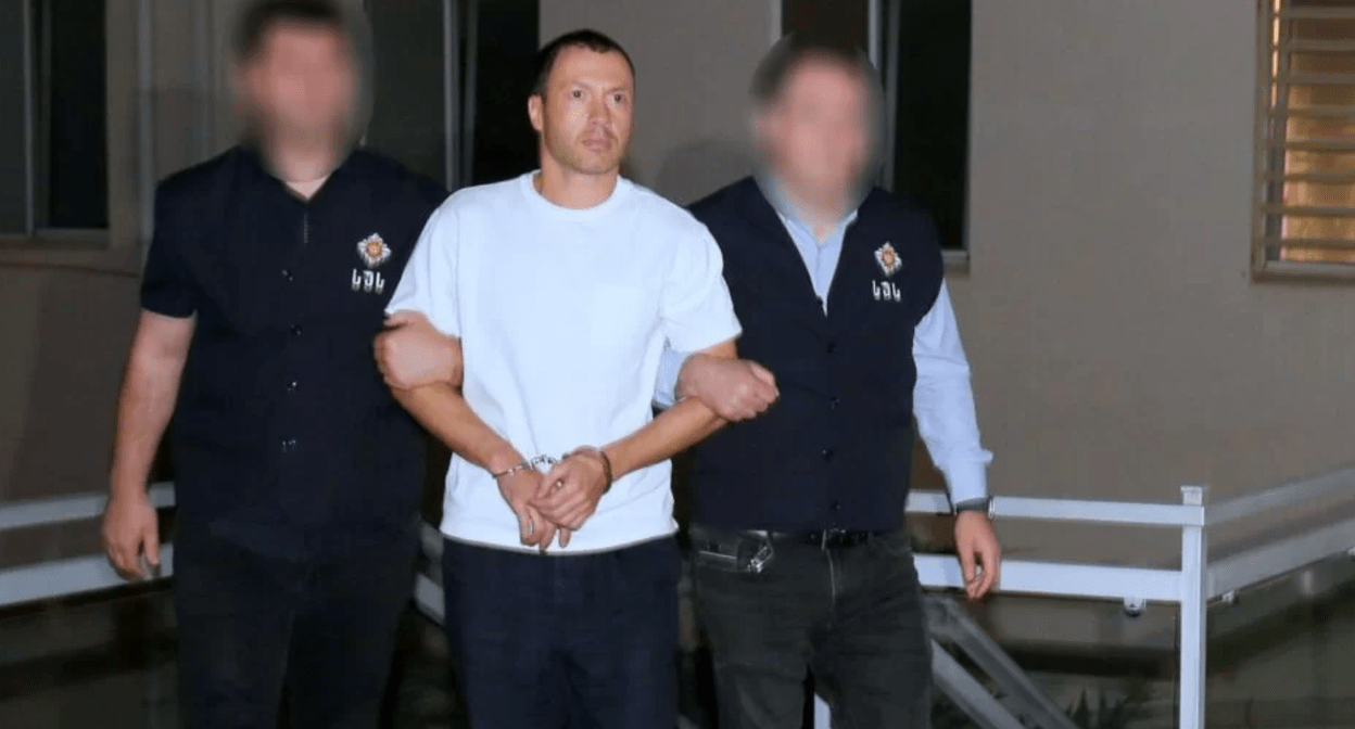 Detention of Giorgi Bachiashvili: screenshot of the photo from the "News Georgia" dates May 27, 2025: https://www.newsgeorgia.ge/sgb-gruzii-soobshhilo-o-zaderzhanii-georgija-bachiashvili/ Detention of Giorgi Bachiashvili: screenshot of the photo from the "News Georgia" dates May 27, 2025: https://www.newsgeorgia.ge/sgb-gruzii-soobshhilo-o-zaderzhanii-georgija-bachiashvili/