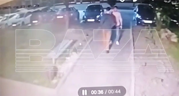 The moment before the explosion. May 29, 2025. Video frame https://t.me/ossetiaFB/51613 The moment before the explosion. May 29, 2025. Video frame https://t.me/ossetiaFB/51613