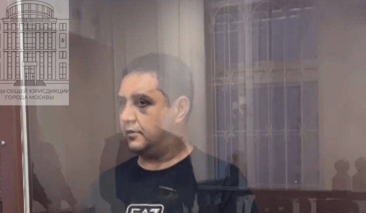 Areg Shchepikhin in the courtroom. Photo screenshot from Telegram channel "Moscow Courts of General Jurisdiction" from 06.06.25, https://t.me/moscowcourts/6823
Areg Shchepikhin in the courtroom. Photo screenshot from Telegram channel "Moscow Courts of General Jurisdiction" from 06.06.25, https://t.me/moscowcourts/6823
