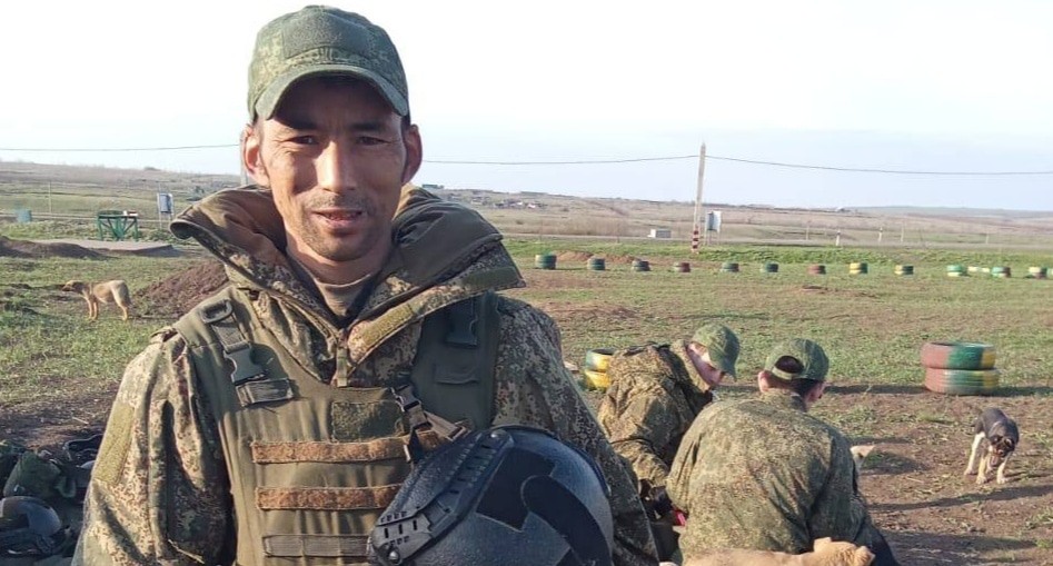 Azamat Abuyev. Photo from the Volodarsky District Administration Telegram channel https://t.me/regionvol/10261