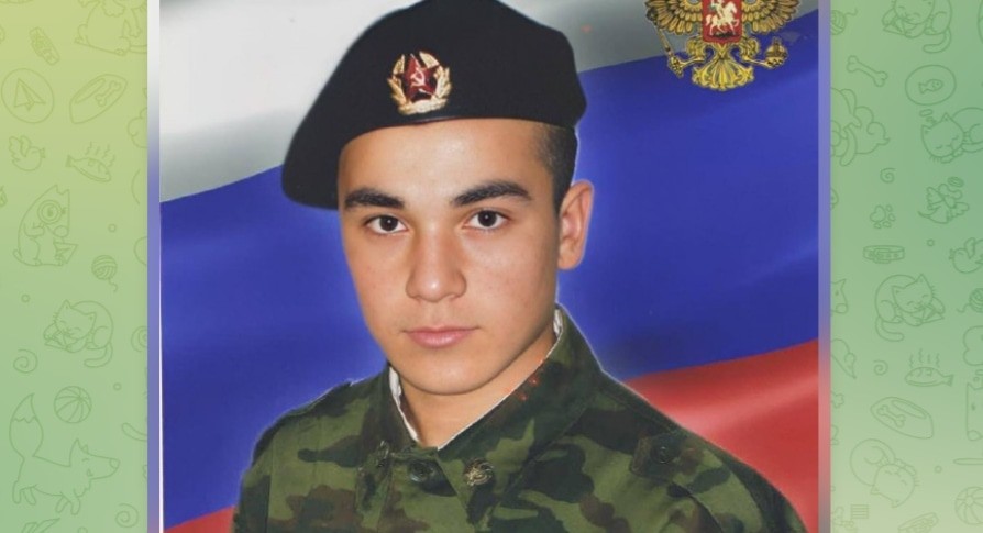 Aslamsho Sharipov. Screenshot of the publication of the Volodarsky district administration https://t.me/regionvol/10452