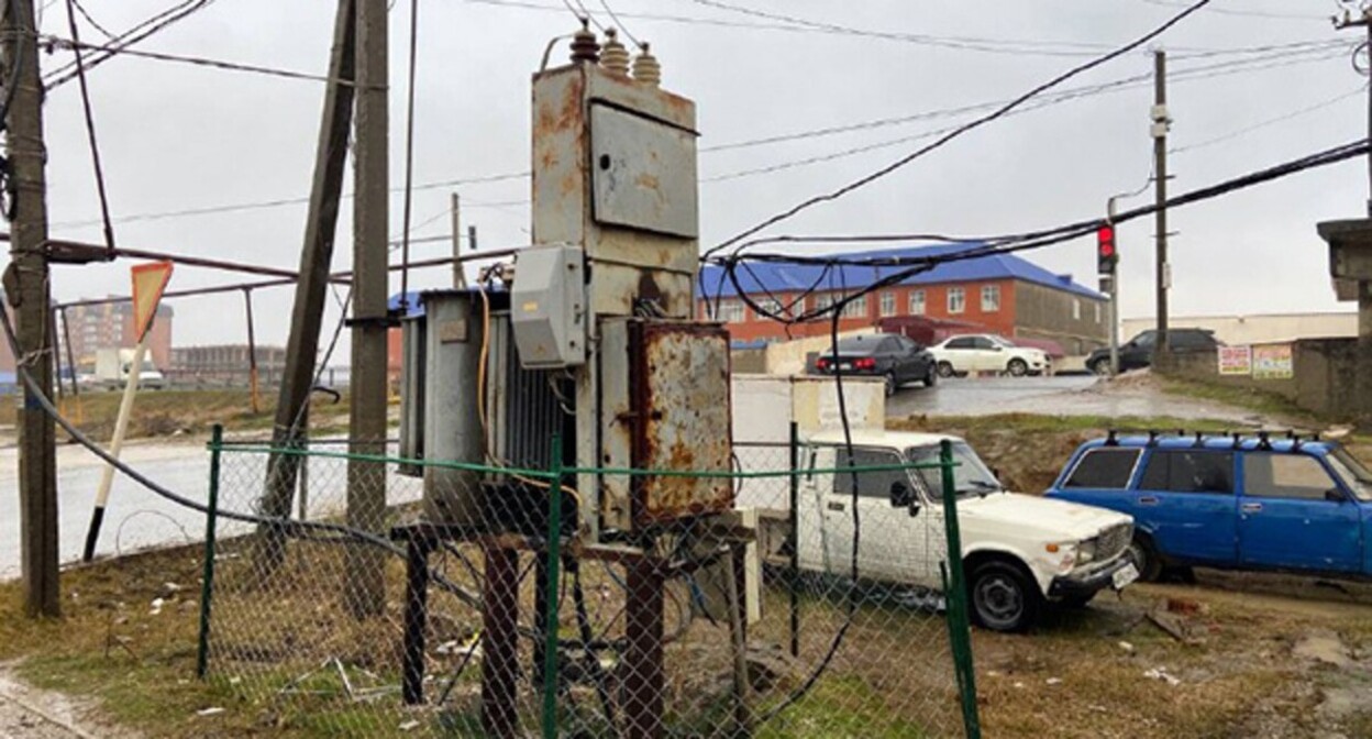 Transformer in Dagestan. Photo: press service of the Makhachkala administration https://mkala.ru
