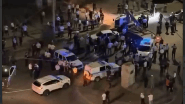 The situation on the spot. Still frame from the video of the RGVK "Dagestan" from 29.08.25, https://t.me/RGVKDAGESTAN/40104