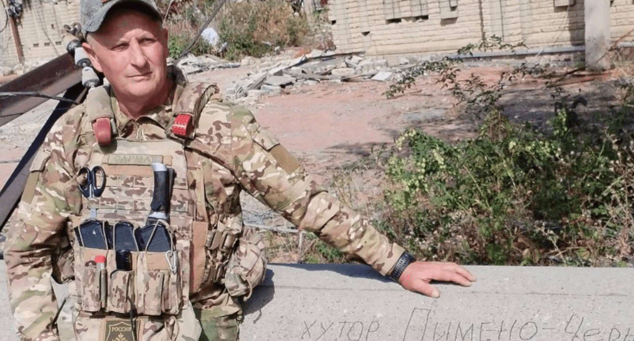 Oleg Kuvshinov. Screenshot of a photo from the Telegram channel of the Kotelnikovsky District Administration from 30.08.25, https://t.me/kotelnikovo_34/5875