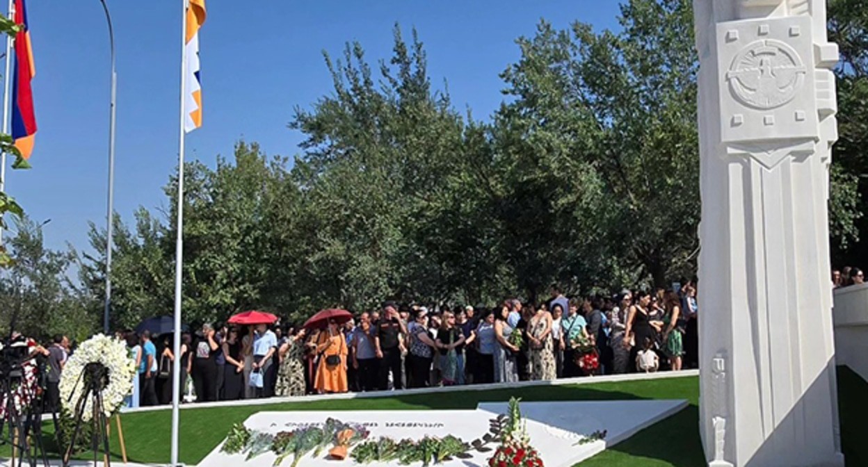 Opening of a memorial to Karabakh people killed in battle. Yerevan, September 2, 2025. Photo by Alvard Grigoryan for the "Caucasian Knot"
