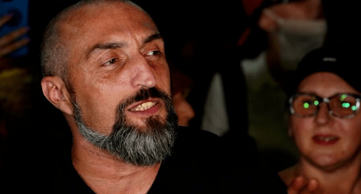 Georgy Akhobadze. Screenshot of JamNews photo from 06.08.25, https://t.me/jamnewsru/24940.