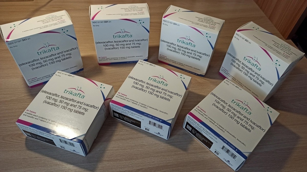 The drug "Trikafta". Photo: https://mechtayazhit.ru/otzyvy-o-trikafte/