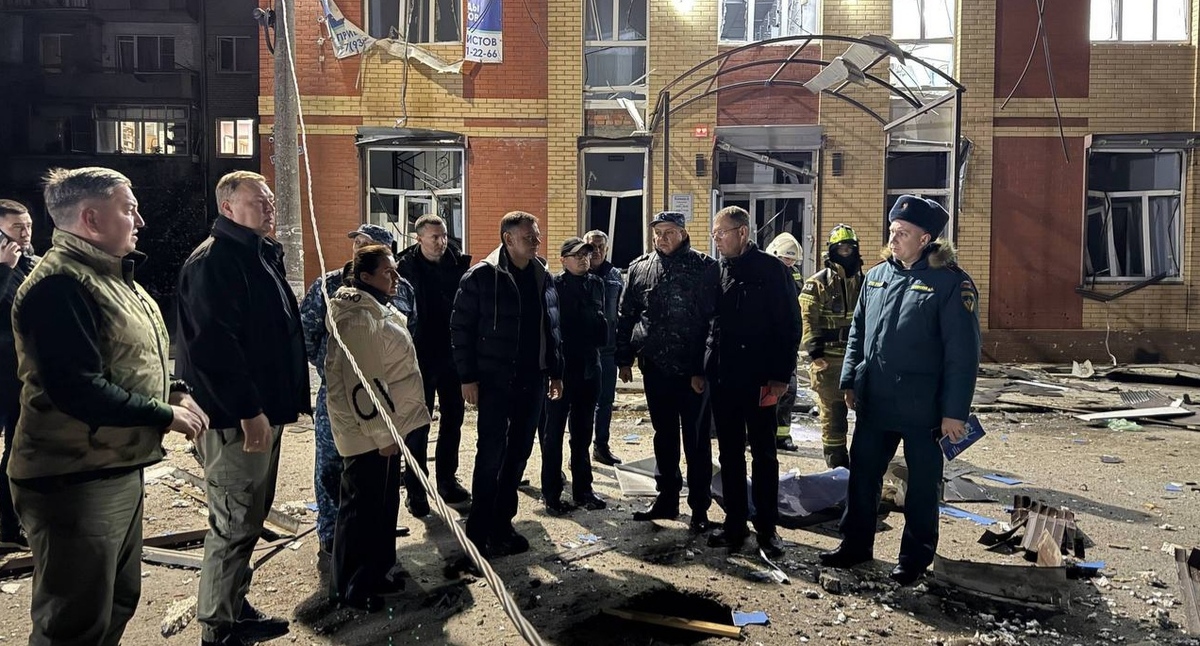 The aftermath of a drone attack. Bataysk, October 21, 2025. Photo from Yuri Slyusar's Telegram channel https://t.me/Yuri_Slusar/3626