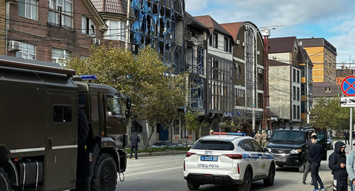 Military equipment on the streets of Makhachkala. October 22, 2025. Photo: https://news-dagestan.ru/