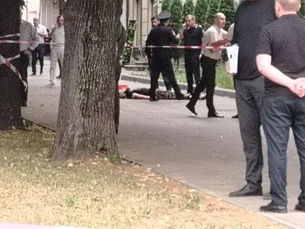 Attack on security forces in Nalchik. July 4, 2025. Screenshot from video t.me/breakingmash