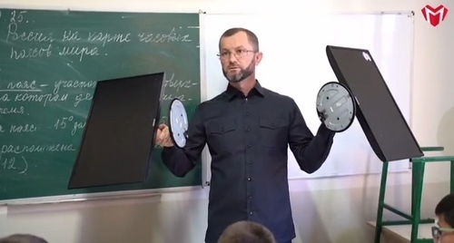 Video still from Khozh-Baudi Daaev's Telegram channel https://t.me/DaaevMinobr/2627