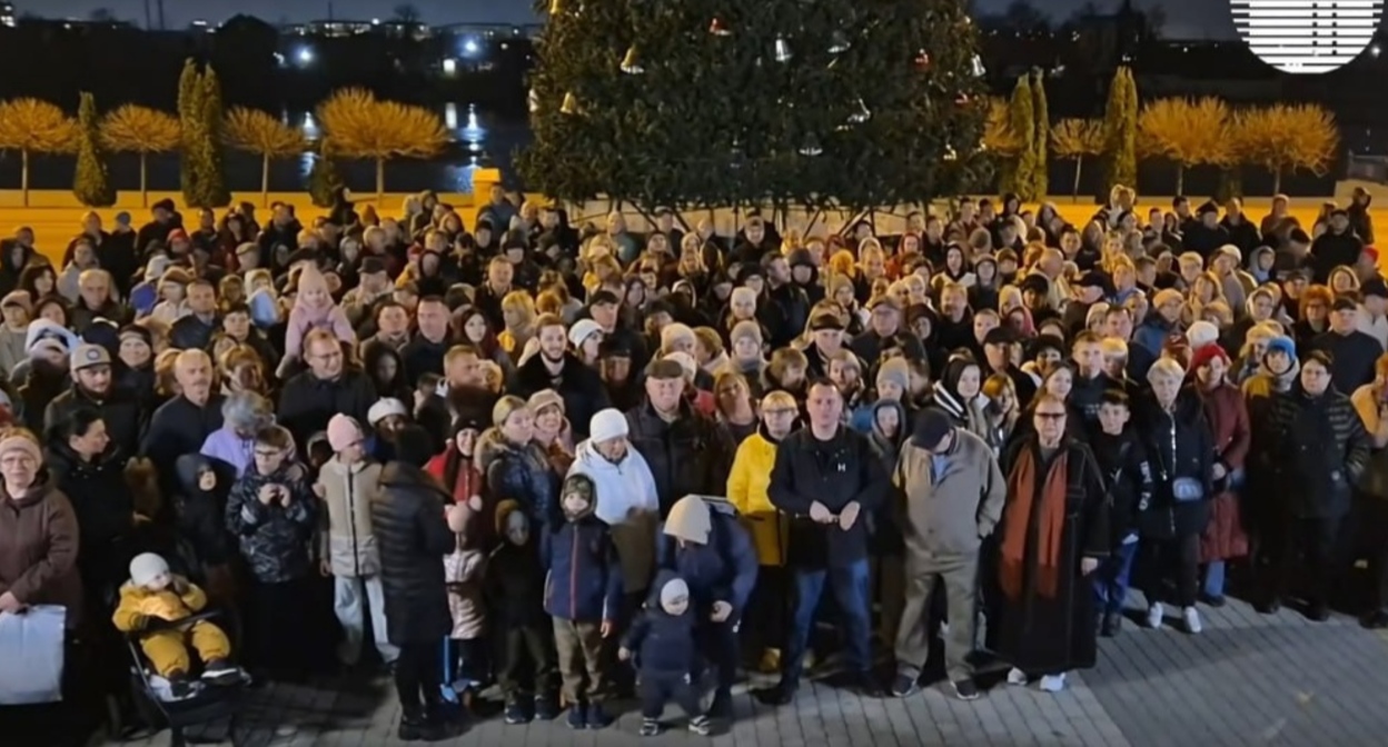Participants in a video message to the Governor of Kuban. Photo: Krasnodar News - CITY https://t.me/krd_gorod_space/5198