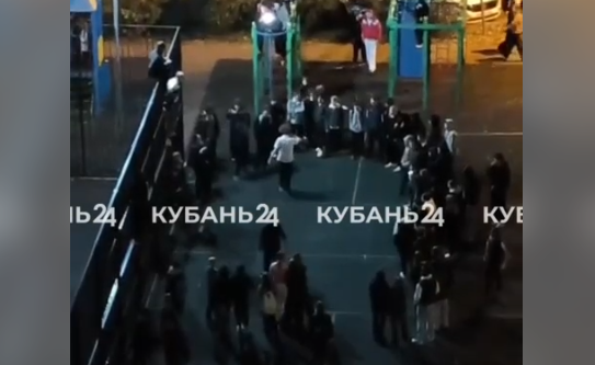 Fight Club in Krasnodar. Still from Kuban 24 video: https://t.me/kuban24/117059