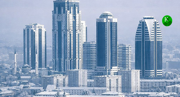 Grozny. Illustration created by the "Caucasian Knot" using AI in the Copilot program.