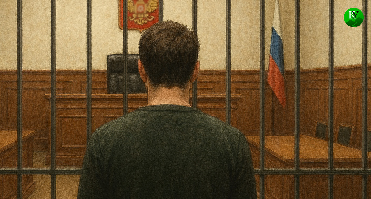 A man in court. Illustration created by Caucasian Knot using AI in the Copilot program.